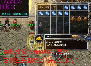 �����ս����BOSS��Ҫע����Щ�ؼ�ս������ϼ��ɣ�