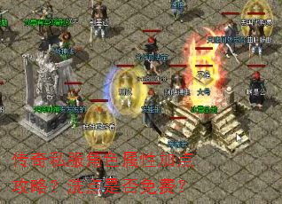 传奇私服角色属性加点攻略?洗点是否免费? 传奇私服角色属性加点攻略?洗点是否免费?
