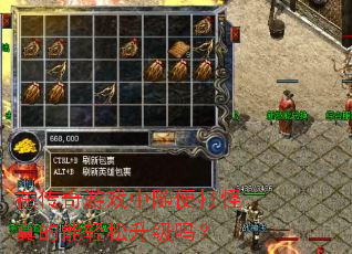 在传奇游戏中随便打怪真的能轻松升级吗? 在传奇游戏中随便打怪真的能轻松升级吗?