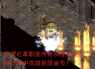 如何在单职业传奇私服打金稳定服中高效获取金币? 如何在单职业传奇私服打金稳定服中高效获取金币?